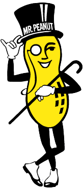 Mr Peanut mascot
