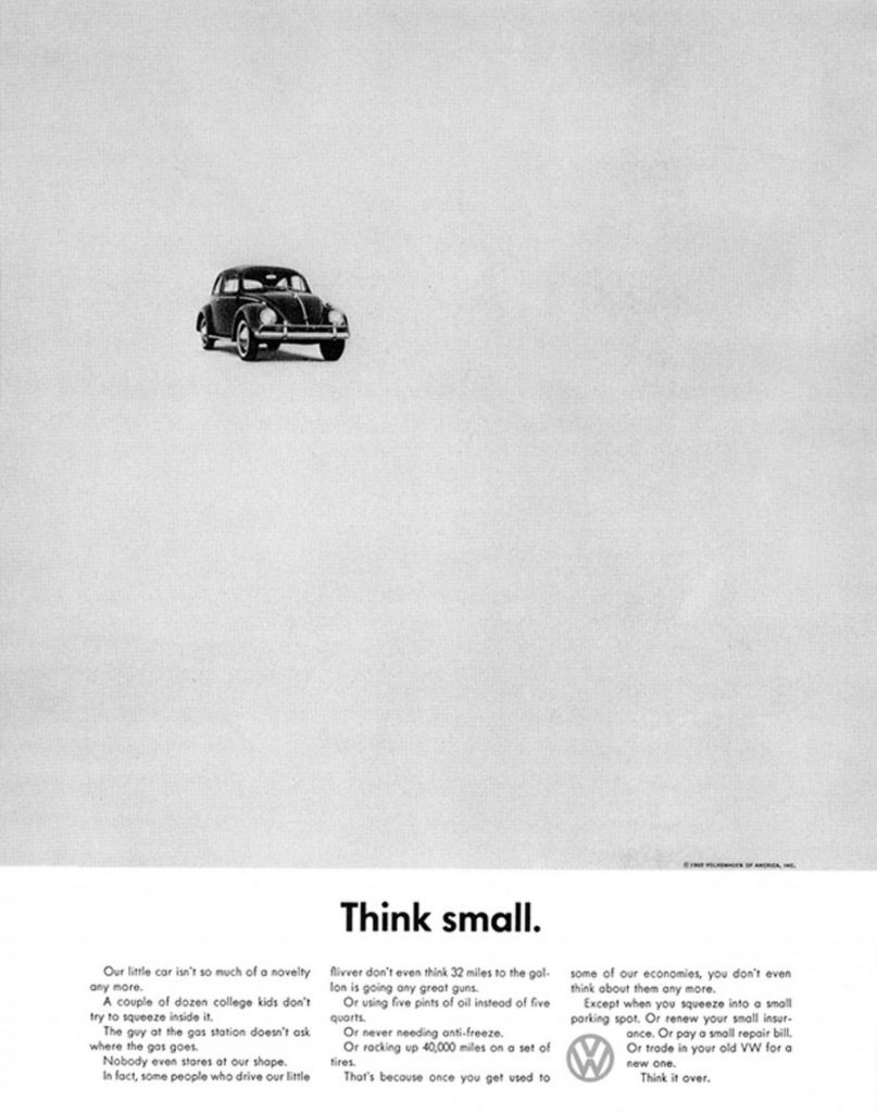 Volkswagen 1960's Ad